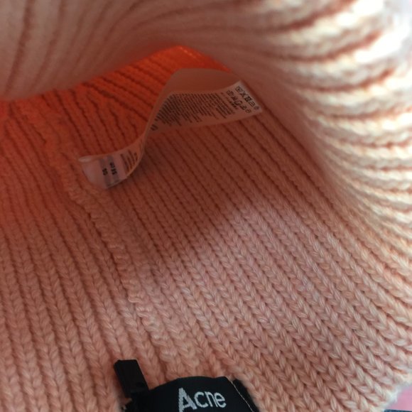 Acne Studios Pink Pansy N Face Beanie - Picture 5 of 6